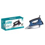 product_image_name-WINNING STAR-ST-5004  Electric Dry Pressing Iron - 1100W - Blue/Black/Silver-1