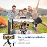 Basix Wireless Lavalier Microphone for iPhone Android USB-C Microphone with Noise Reduction for Live Streaming Interviews mini mic - image 7