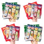 product_image_name-Generic-8 Piece Fruit Scented Hydrating Mini Hand Cream & Lip Balm Gift Set - Multicolor-2