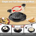 product_image_name-Generic-Chicken Shredder Tool Black - Effortless Meat Shredding for Tacos, Sandwiches, Salads, and More, Includes Cleaning Brush & Fork, Durable, Easy to Use, Mess-Free Kitchen Essential-7
