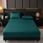 Generic 1.5*2M Waterproof Cotton Fitted Matress Cover Protector Bed Sheet  - Greeen - image 2