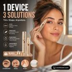 Generic Portable Electric Eyebrow Trimmer Interchangeable Heads - image 4