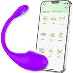 Generic APP Simulation Tadpole Jumping Egg Female Masturbator - Purple - image 4