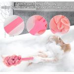 AD 2 in 1 Back Scrubbing Bathing Sponge Loofah - Multicolours