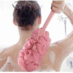 AD 2 in 1 Back Scrubbing Bathing Sponge Loofah - Multicolours - image 2