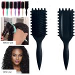 product_image_name-MATIHO-MATIHO Anti-static cleaning detangling styling air cushion comb - Black-1
