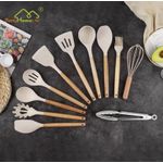 product_image_name-Generic-19 Pieces Household Kitchen Multi-function Silicone Set - White-3