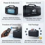 BoomBest LN 5216BT Bluetooth Wireless Speaker - Loud Speaker with Microphone for TV, Laptop & PC - image 2