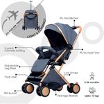 Generic 2 in 1 foldable travel baby stroller - image 2