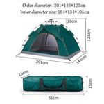 Generic 2-3 person automatic waterproof tent - image 3