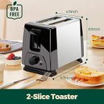 Generic 2-Slice Stainless Steel Toaster(BH-002B) - 220VFast Heating - image 6