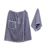 product_image_name-Generic-Premium Men’s Wearable Bath Towel Wrap & Face Towel Set/Men clothes-3