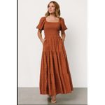 SHEIN Elegant brown dress