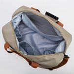 product_image_name-Gukbis-Travel bag with comfortable handle - easy to carry, large capacity travel bag, wet and dry use for women - Khaki-2
