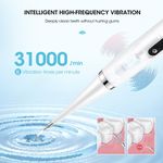 Generic Rechargeable Electric Toothbrush Cleaner & Tartar Removal Set-White - image 4