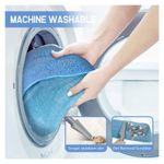 product_image_name-TodyJeyHo-Flat Mop, Microfiber Mop Floor Cleaning System, Stainless Steel Handle, 4 Reusable Washable Mop Pads For Wood Flooring, Tile Cleaning For Wet And Dust Mopping-2