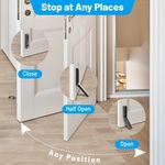 product_image_name-addigoes-Heavy Duty Kickdown Door Stopper – 6-Inch Metal Door Holder for Bottom of Door, Holds Door Open, Secure Floor Mount, Black (1 Pack)-4