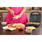 product_image_name-Generic-Sandwich Panini Maker PFOA Free Non-Stick Surface, 2 pcs, Black-5