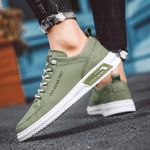 product_image_name-Generic-Man Vulacnized Shoes Breathable Comfortable Flat Casual Shoes Summer Outdoor Lace-up Walking Shoes-1