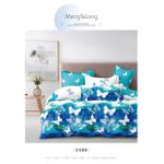 Double Size 3-Piece Geometric Bedsheet Set Soft & Stylish-Multi