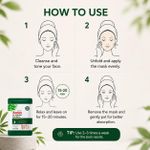 SADOER 3Pcs Tea Tree Acne Oil Control Facial Mask - 25ml - image 2