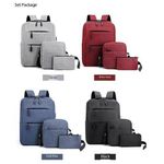 product_image_name-Generic-New High-capacity Laptop Fashion Backpack With Usb Charging Port 3 in 1 School Bag Set Business Laptop Bag Set-2
