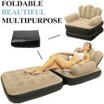 product_image_name-Bestway-Single Multifunctional Couch With Sidewinder + Pump, Black/Cream-3