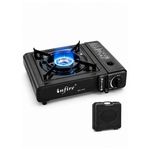 Other Portable Single-Burner Gas Stove with Adjustable Flame Control & Carrying Case