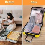 Generic 25 PCS Frosted Ziplock Storage Bags - Transparent - image 5