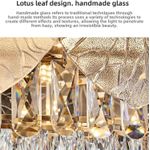 product_image_name-Generic-Modern Crystal Heart Shape Chandelier with Adjustable LED Lighting + Remote - 96W - 50*50*32cm - Gold-4