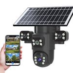 Security Systems Solar powered surveillance camera