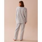 product_image_name-La Vie En Rose-Ladies 2-Piece 100% Cotton Pyjamas Set – Soft & Breathable SleepweaMulticolor-2