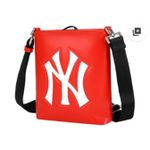 AD Classic Leather Message Sling Bag - Red - image 2