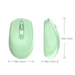 Generic 2.4G Bluetooth Wireless Mouse Dual Mode(Bluetooth 5.0+2.4G) - Green - image 2
