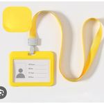 AD 10pcs ID Card Holder - Yellow/Green