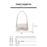 Fashion Women's PU Shoulder Bag, Elegant Structured Handbag with Double Straps - image 2