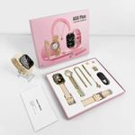 product_image_name-Generic-A56 Plus Ladies Smart Watch & Jewelry Gift Set – 2.02" Big Screen - Black-2