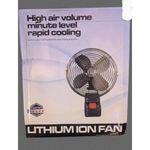 Generic Portable lithium-ion desktop rechargeable fan