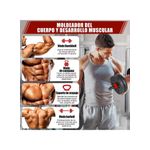 White Label 10KG Adjustable Dumbbell Weights Set, Quick Conversion With Nonslip Connecting Bar - image 2