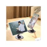 Generic Foldable 360° Rotating Metal Phone Tablet Stand Gray - image 6