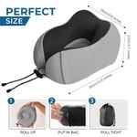 product_image_name-Flushrenic-Travel Neck Pillow with Eye Cover and Earplugs Pure Memory Foam Head Support Pillow for Airplane, Car & Home Neck and Shoulder Pain Relief Soft Pillow for traveling and Sleeping (Grey)-6