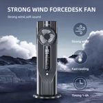 Generic Super Quiet Mist Desk Fan, Strong Wind 1-6H Timing A-tomizing Humidifying Cooling Fan - image 4