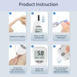 product_image_name-Generic-Blood Glucose Detector Monitor Glucometer Household Diabetes +50 Strips+50 Lancets,High-Precision Blood Glucose Testing Kit-6