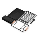 product_image_name-Generic-Dish Drying Rack 3-Tier Dish Racks with Detachable Drainboard Chopstick Rack Bowl Holder Storage Rack for Kitchen Counter-4