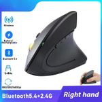 product_image_name-Generic-Rechargeable 2.4G Bluetooth Wireless Vertical Mouse/Gaming Mouse  Personalised Side Grip Ergonomic Mute Game PC Computer -1