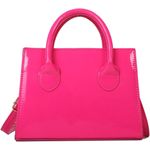 product_image_name-Generic-Trendy Neon Pink Mini Patent Leather Handbag-1