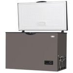 Nexus 300L Single Door Chest Freezer With Safety Lock & Glass (NX-FZ-400E) - Grey