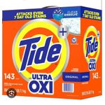 Tide Ultra Oxi Washing Powder Detergent- 143 Loads - image 2