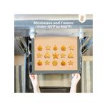 product_image_name-TodyJeyHo-Silicone Baking Mat, Silicone Cookie Sheets for Baking, Reusable Baking Mat, Heat Resistant Nonstick Food Safe Baking Mat for Cookie, Bread, Pastry-5