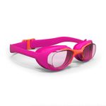 Nabaiji Xbase 100 Kids Swimming Goggles - Clear Lenses - Pink